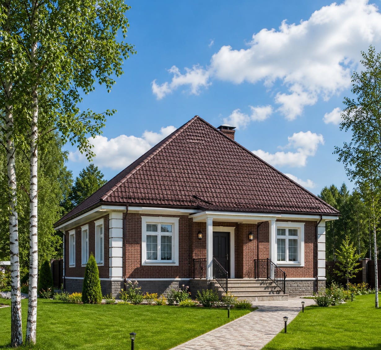 Монтаж шатровой крыши в Каменске-Шахтинском