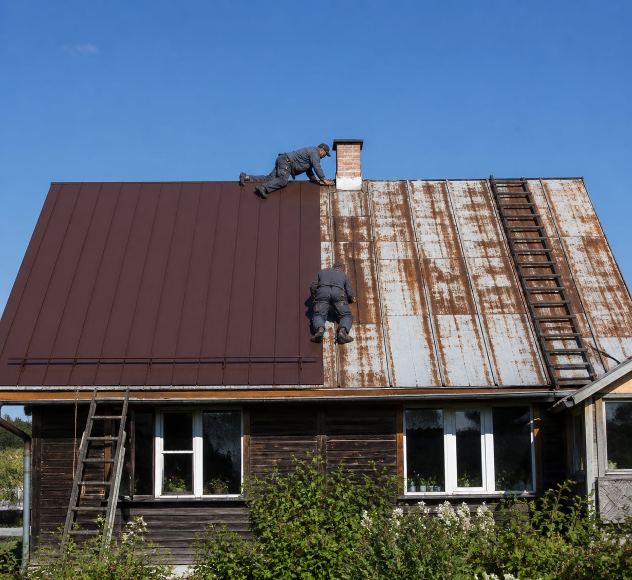 Ремонт металлической кровли в Каменске-Шахтинском